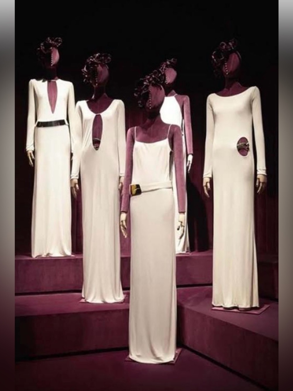 Gucci Elegant  Black Maxi Dress with Belt